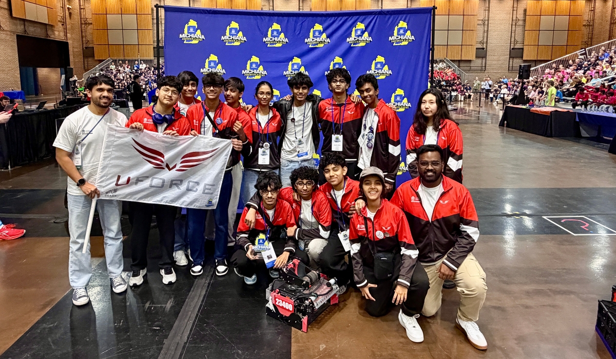 Dubai Team UFORCE Finishes Third at Global FIRST Tech Challenge Competition in US